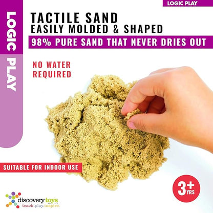 Discovery Toys Tactile Sand | Kid-Powered Learning | Play Sand | STEM Toy Early Childhood Development 3 Years and Up
