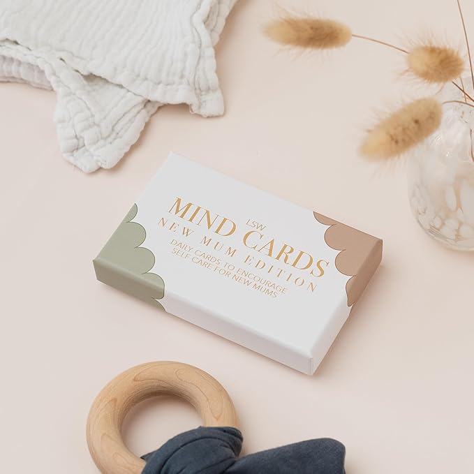 Mind Cards | New Mum Edition | 45 Mindfulness Cards for Women, Ideal for Early Motherhood Support and Self Care | Great New Mom Mothers Day Gifts