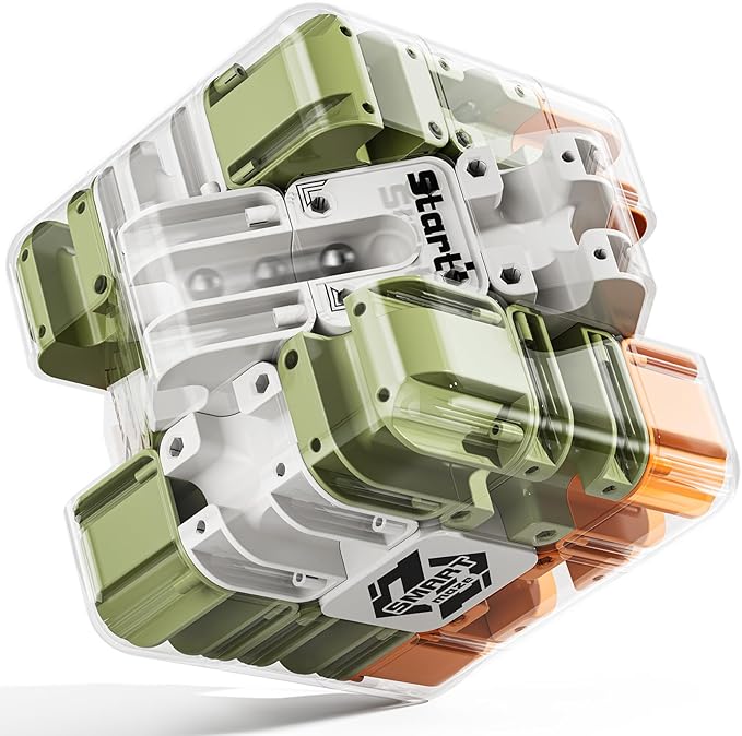 Rubik Race Game, Color-Match Puzzle Game, Education Sensory Toys Birthday Gift for Adults Kids 8 9+ Year Old Boy