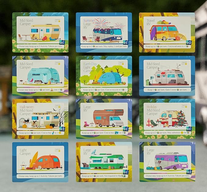 Bear Mountain Camping Adventure Board Game | Family Game for Young Camping Fans and Adults | Easy to Learn | Ages 10+ | for 1-4 Players | Perfect for Outdoor Enthusiasts