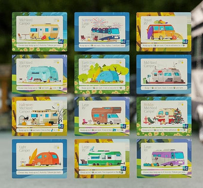 Bear Mountain Camping Adventure Board Game | Family Game for Young Camping Fans and Adults | Easy to Learn | Ages 10+ | for 1-4 Players | Perfect for Outdoor Enthusiasts