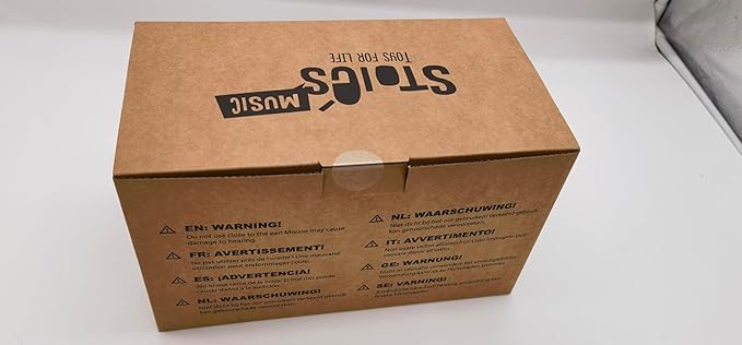 Stoie's Wooden Kids Musical Instruments for 3-9 Years Old, with Drum, Flute, Hand Bells, Cymbals, Castanets, Triangle, for Babies and Toddlers, Durable, Safe, Montessori Educational Toy, Storage Bag