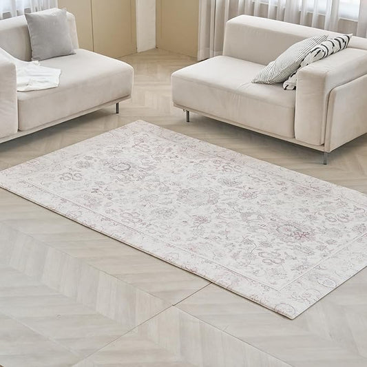 Baby Care Soft Rug (Prestige, Ikat - Tebriz) 98'' x 59'' Original One-Piece Reversible Rollable Waterproof Play Mat for Infants, Babies, Toddler, and Kids