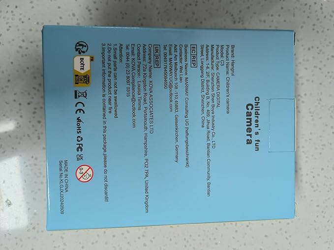 Kids Camera for 3-12 Years Old Toddlers Childrens Birthday Graduation Gifts Selfie Digital Toy Camera with 32GB SD Card for 4 5 6 7 8 9 10 11 Boys Girls