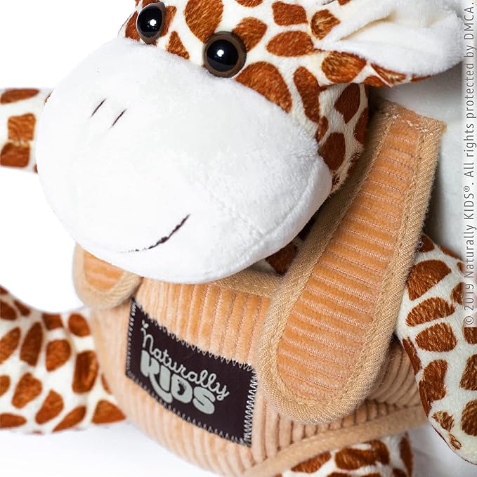 Giraffe Backpack, Giraffe Toys for Kids 3-5, Toddler Stuffed Animal Gifts for 2 3 4 5 Year Old Girl Boy