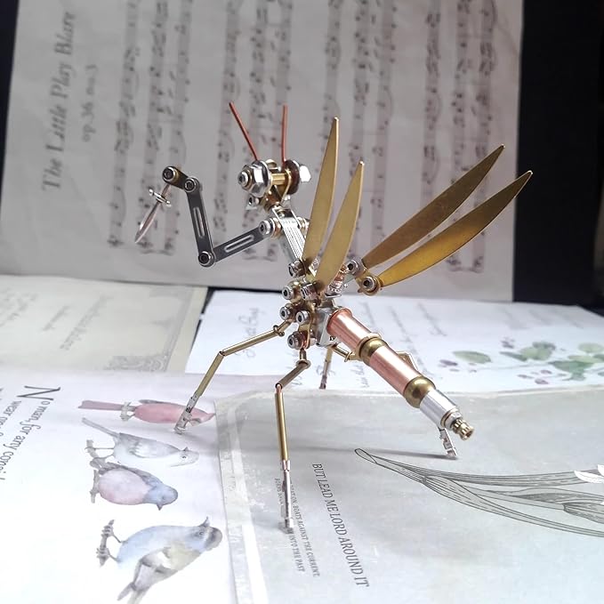 Mechanical Metal DIY 3D Insect Brass Puzzle (Mantis)