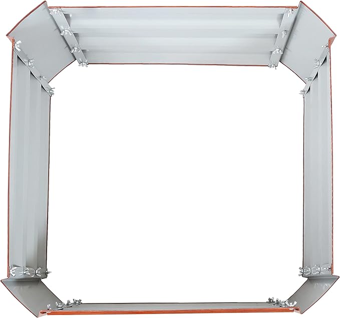 Sunnydaze 11.75" H Raised Metal Garden Bed - Galvanized Raised Garden Bed Outdoor for Vegetables and Flowers - Woodgrain - Square