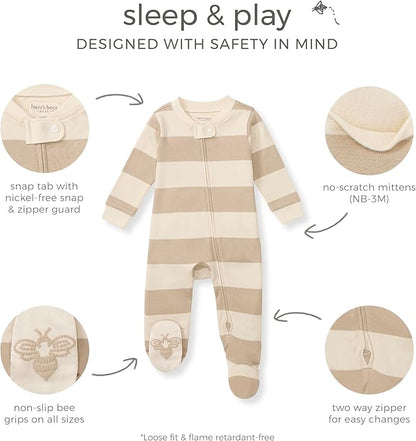 Burt's Bees Baby Baby Girl's Pajamas Sleep and Play
