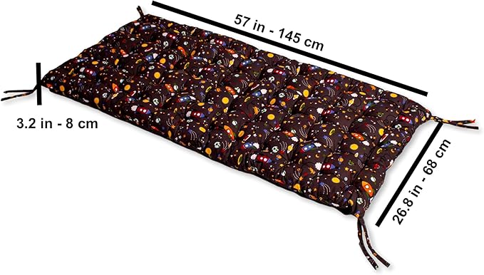 Climbing Arch Cushion Only | Cushion for Toddler Climbing Arch | Montessori Rocker | Toddler Floor Pillow for Kids (Space)