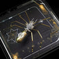 3D Steampunk Mechanical Insect Puzzle Kit - DIY Metal Assembly Model for Adults, Unique Retro Brass Sculpture Craft for Home Office Decoration (Frons Spider)
