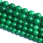 6MM 60PCS Natural Stone Green Cloudy Jade Spacer Loose Beads for Jewelry Making DIY Bracelet Necklace 1 Strand 15’’