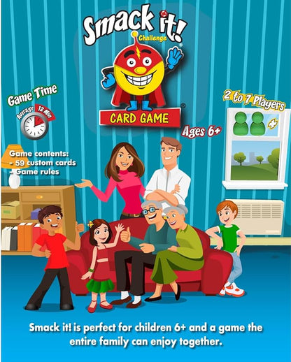 Arizona GameCo Smack it!, a Family Card Game for Kids – Fun and Easy to Learn – Perfect Stocking Stuffer for Kids or Gift Idea – Boy or Girl Ages 6-12