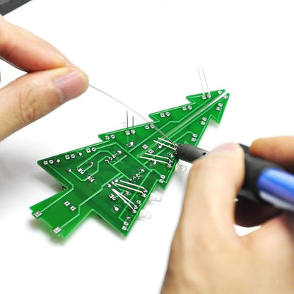 Gikfun Christmas Tree 3D Xmas Tree Led DIY Kits 7 Color Flash Circuit LED EK1697 (Pack of 2)
