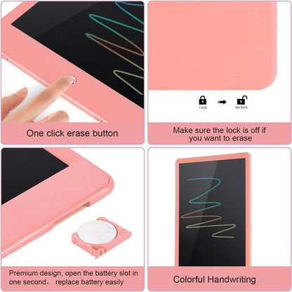 LCD Writing Tablet for Kids Doodle Board with Bag, Electronic Digital Colorful Screen Drawing Tablet, Etch a LEYAOYAO 10-Inch Drawing Pad Sketch Pads, Toy - Gift for 3-6 Years Old Girls Boys