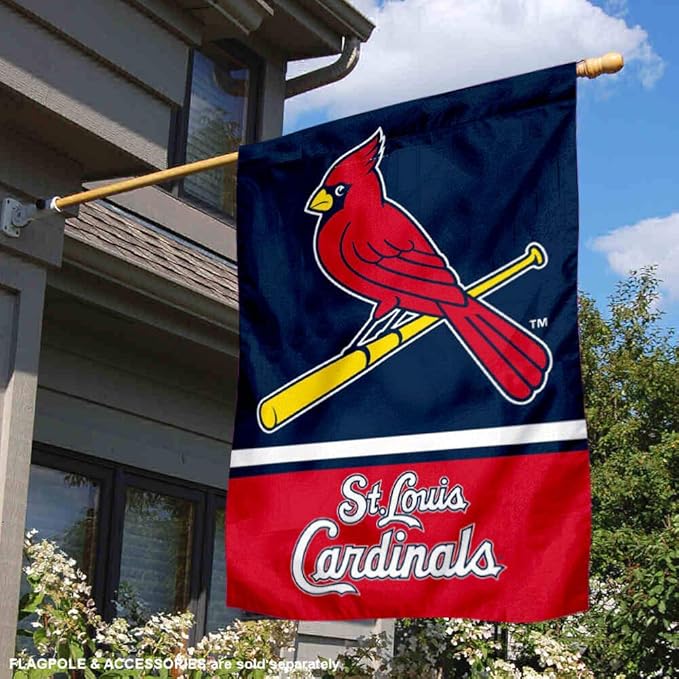 WinCraft St. Louis Cardinals Two Sided House Flag