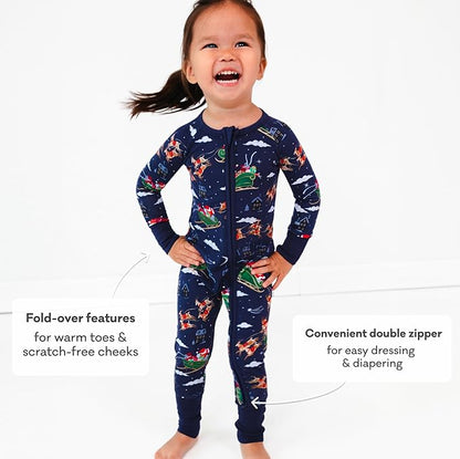 Little Sleepies Pajamas for Baby Boys & Girls, Viscose from Bamboo Baby Pajamas, Preemie & Newborn Sleepers, 2-Way Zipper PJs