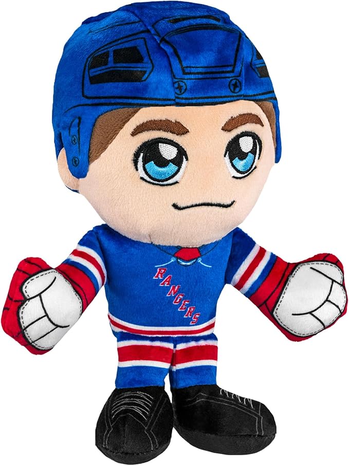 Bleacher Creatures New York Rangers 8" Player NHL Kuricha Sitting Plush - Soft Chibi Inspired Plush