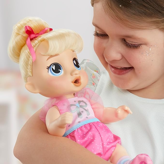 Baby Alive Fairy Fashions Harper Hugs Doll with Clothes Accessories, Blonde Hair, 11 Inches, Toys for 3 Year Old Girls and Boys & Up (Amazon Exclusive)