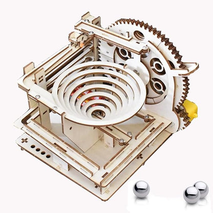 3D Puzzle Marble Run for Adults Wooden Engineering Puzzle Kit Wood Mechanical Puzzles DIY Mode Kits for Age 14+ Years Old