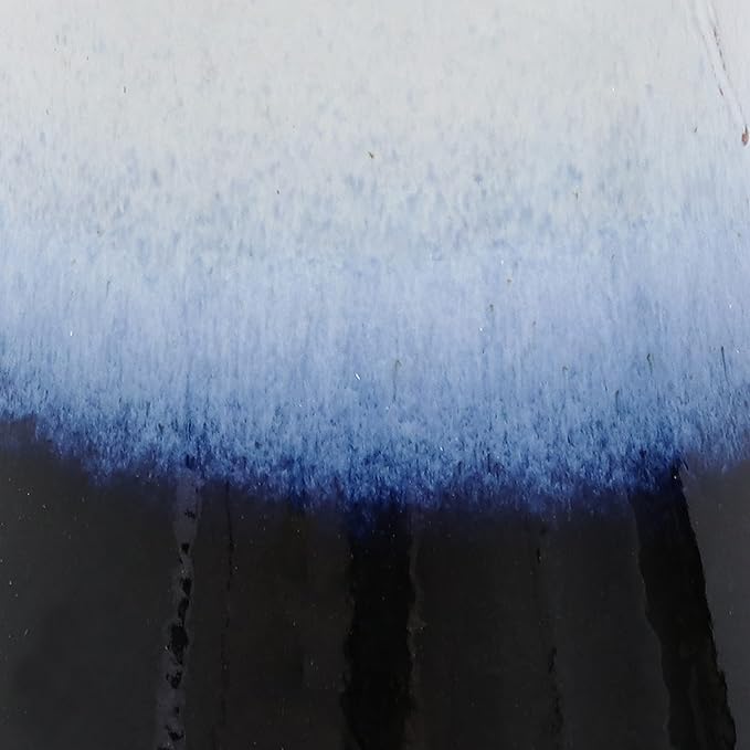 Sunnydaze 21" H Ceramic Bird Bath for Outside - Hand-Painted Outdoor Bird Bath Bowl, UV/Frost-Resistant Finish - Twilight - Classic Pedestal