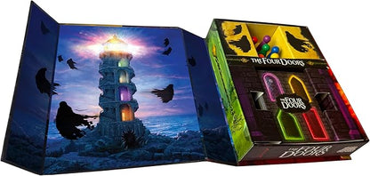 Happy Camper - The Four Doors | Thrilling Cooperative Game by Matt Leacock | Great for Travel and Solo Play