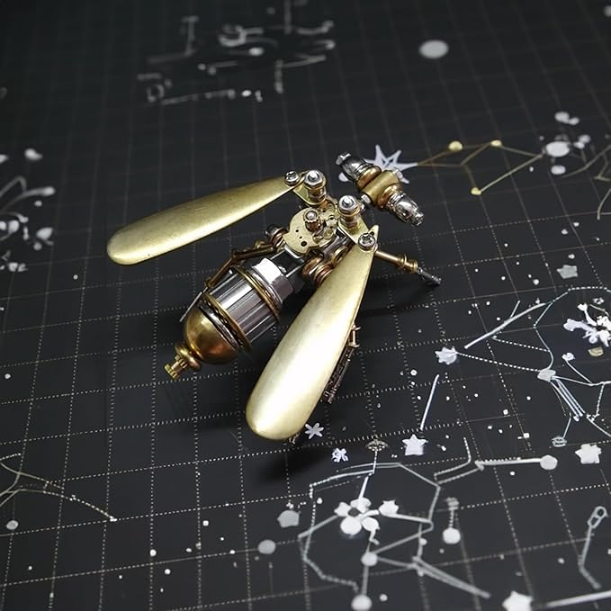 Mechanical Metal DIY 3D Insect Brass Puzzle (Fruit Fly)