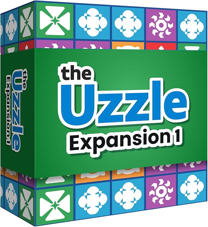 Uzzle 3.0 Expansion, Requires Uzzle Base Game, Block Puzzle Board Game for Adults & Kids, Expert-Level Challenges, an Action Packed Family Board Game Add On, for Ages 4+