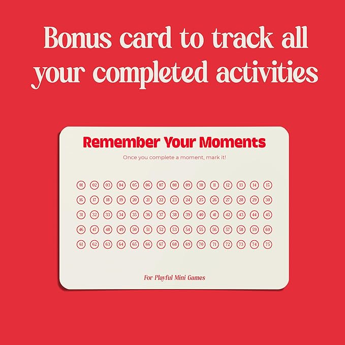 Rabble Mini Moments - 150 Couples Games and Couples Activities with Stay at Home Date Night Ideas, Perfect for Game Nights and 2 Players