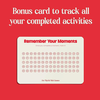 Rabble Mini Moments - 150 Couples Games and Couples Activities with Stay at Home Date Night Ideas, Perfect for Game Nights and 2 Players