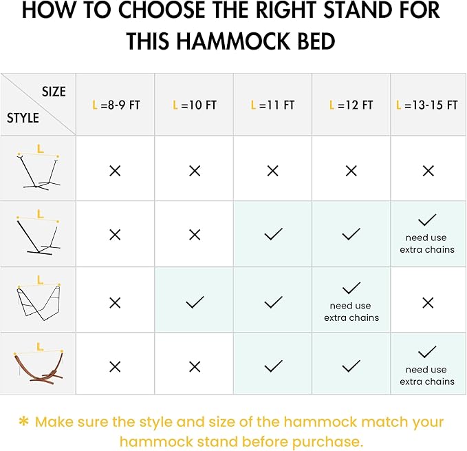 ANOW Outdoor Rope Hammock with Spreader Bars, Heavy Duty Hammock with Pad for Outdoors Indoors, 450 LBS Weight Capacity, Gray