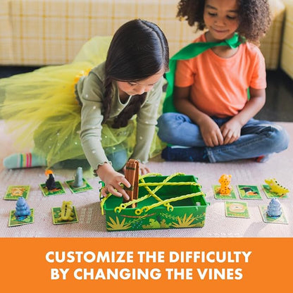 Educational Insights Jungle Rescue - Cute Preschool Board Games for Kids, Toddler Fine Motor Skills, Animal Matching Games for Toddlers 3-5, 2-Players, Boys and Girls Ages 3+