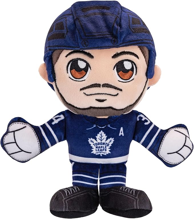 Bleacher Creatures Toronto Maple Leafs Auston Matthews 8" NHL Kuricha Sitting Plush - Soft Chibi Inspired NHL Superstar