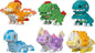 6 Set Cute Dinosaur Animals Creature Building Toy Blocks Ancient Creatures Life Mini Bricks Micro Building Toys