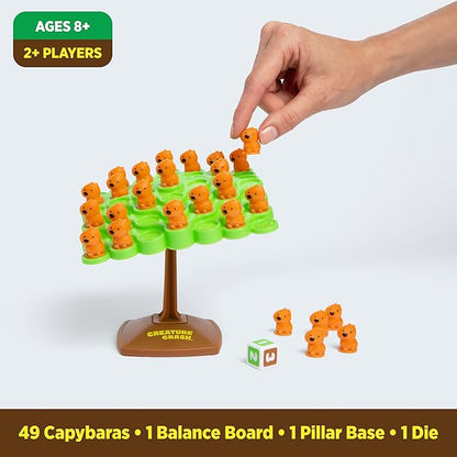 Creature Crash™ by Relatable – The Capybara Balancing Game, Ages 6 and Up. an Adorable Kids Games That Combines Skill and Action, a Perfect Addition to Family Game Night