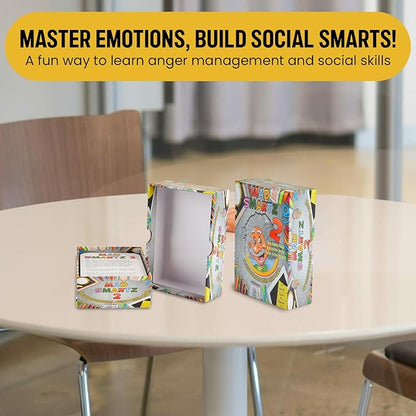 Thought-Spot Mad Smartz 2 an Interpersonal Skills Card Game for Anger and Emotion Management Social Skills Top Educational Learning Resource for Kids and Adults Fun for School and Therapy CBT