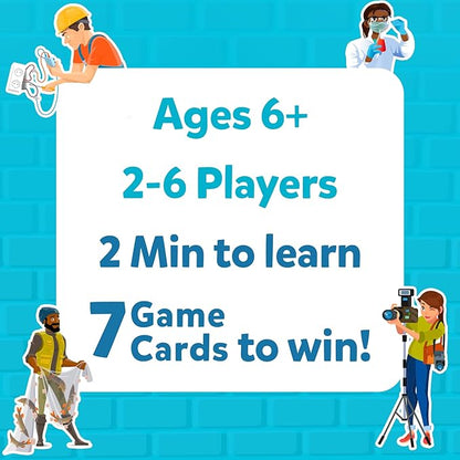 Skillmatics Guess in 10 Professions, Perfect for Boys, Girls, Kids & Families Who Love Card Games, Educational Toys, Gifts for Ages 6, 7, 8, 9 and Up