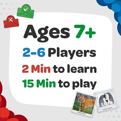 National Geographic: Secret Clue Animals - Card Game for Kids 7 & Up - Fun & Cooperative Board Games for The for Girls & Boys Ages 7, 8, 9, 10