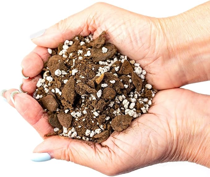 Soil Mixture for Indoor Herb Planters - Specially Blended Soil Mixture for Planting and Growing Indoor Kitchen Herbs Indoors, Indoor Herb Garden, Herb Growing Soil Mixture - 1 Quart Bag