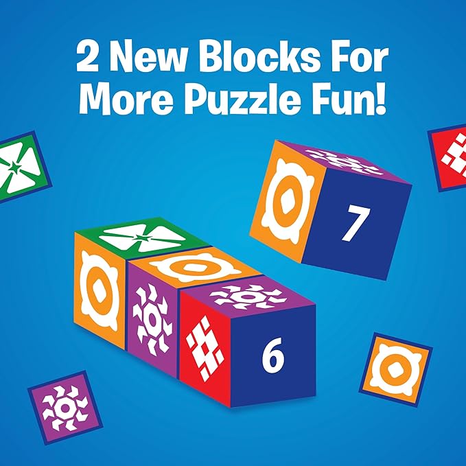 Uzzle 3.0 Expansion, Requires Uzzle Base Game, Block Puzzle Board Game for Adults & Kids, Expert-Level Challenges, an Action Packed Family Board Game Add On, for Ages 4+
