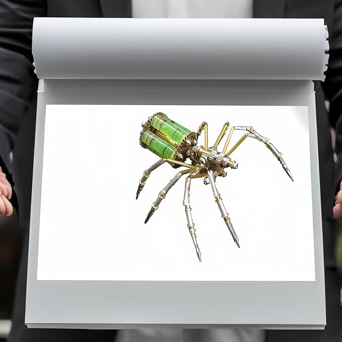 Mechanical Metal DIY 3D Insect Brass Puzzle (Gatling Spider)