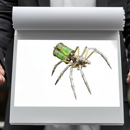 Mechanical Metal DIY 3D Insect Brass Puzzle (Gatling Spider)