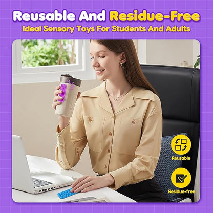 Sensory Fidget Toys Kids Adults: 24 Pack Textured Suction Toys for Autism Kids Calming - Sensory Stickers for Anxiety Relief - Fidget Strips for Classroom Desk - Gifts Christmas Stocking Stuffers