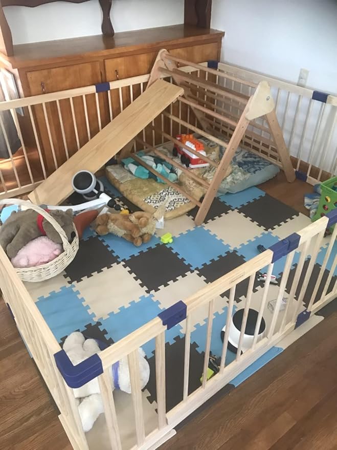 TOYVELT Ultimate Foam Play Mat Set 12x12-16 Interlocking Floor Tiles for Kids - Colorful Foam Puzzle Mats - Safe and Durable Kids Floor Mats - Ideal Play Mat for Toddlers 1-3 - Tiles Non Toxic