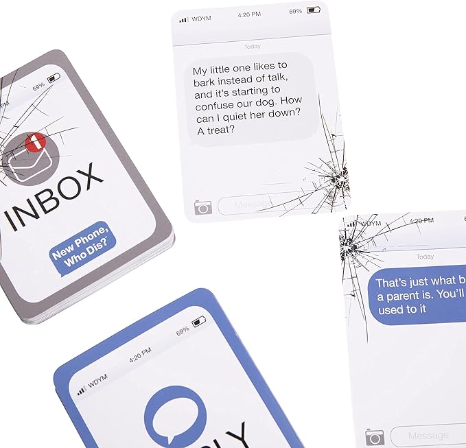 New Phone, Who Dis? Bad Advice NSFW Expansion Pack by Relatable, Designed to be Added to the New Phone, Who Dis? Core Game, A Funny Card Game for Adults, Includes 45 Inbox Cards and 135 Reply Cards