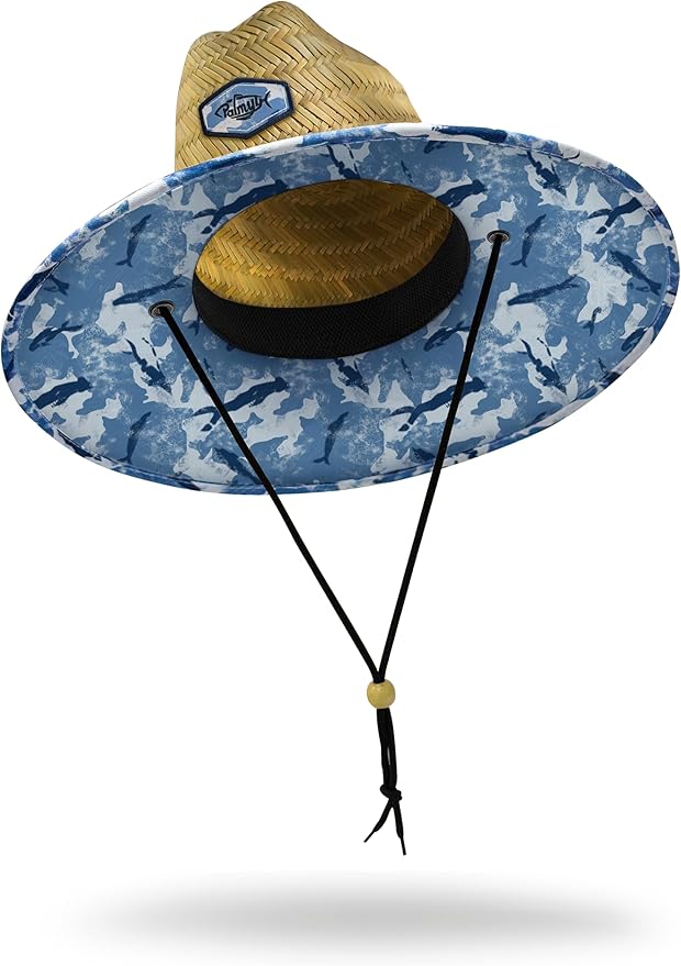 Palmyth Straw Hat for Men & Women Sun Hats, Beach Hat, Fishing Hat Wide Brim UPF 50+ Sun Protection