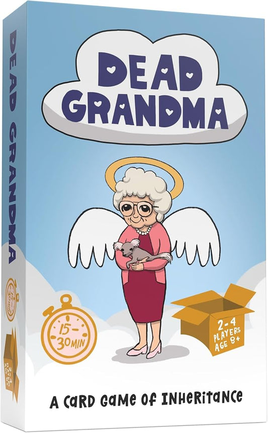 Dead Grandma: A Card Game of Inheritance - Fun and Clever Family Game for Adults, Teens, and Kids - Strategic Party Play for 2-4 Players