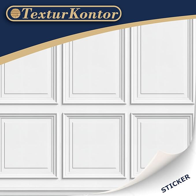 3 Sheets Self-Adhesive Wall Cladding for Dollhouse 1:12 Scale (Wood Paneled Wall (Renaissance))