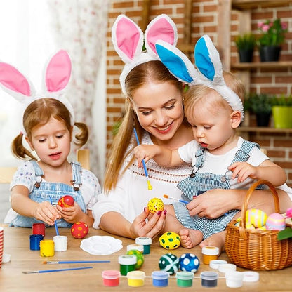 15 Set 12 Colors Washable Acrylic Paint Strips Kit for Kids with 30 Pcs Painting Brushes Totally 210 Pcs Mini Acrylic Paint Set for Kid Adult Arts and Crafts, Classroom Painting Supplies (210)