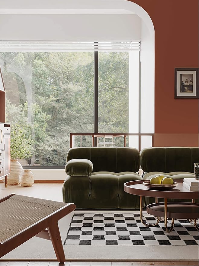 Dimoon 118''x17.7'' Orange Peel and Stick Wallpaper Contact Paper Modern Self Adhesive Wall Paper Removable Renter Friendly Textured Solid Color Shelf Cabinet Vinyl Roll (118''x17.7'',Vermilion)