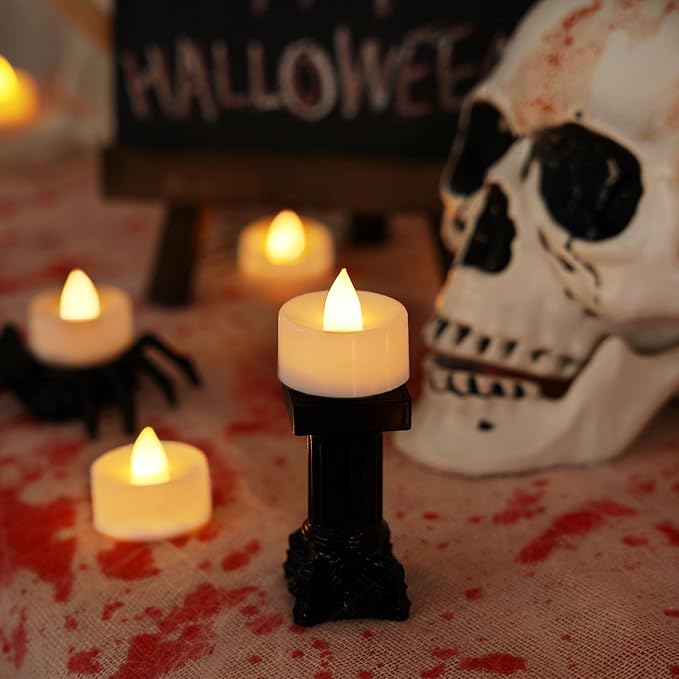 BEICHI Flameless Candles, 50Pack Battery Operated Candles, LED Tea Lights Candles Battery Operated, Flickering Fake Candles for Wedding Halloween Christmas Diwali- Warm White